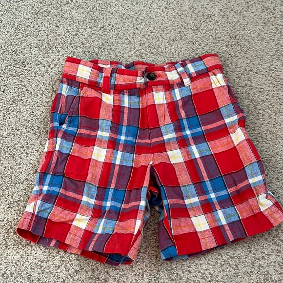 Janie and Jack Other - Janie & Jack Madras Linen Shorts, 5T